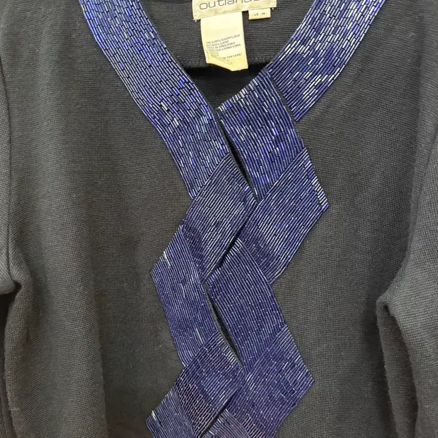 [SOLD OUT] 빈티지시퀸비즈가디건
