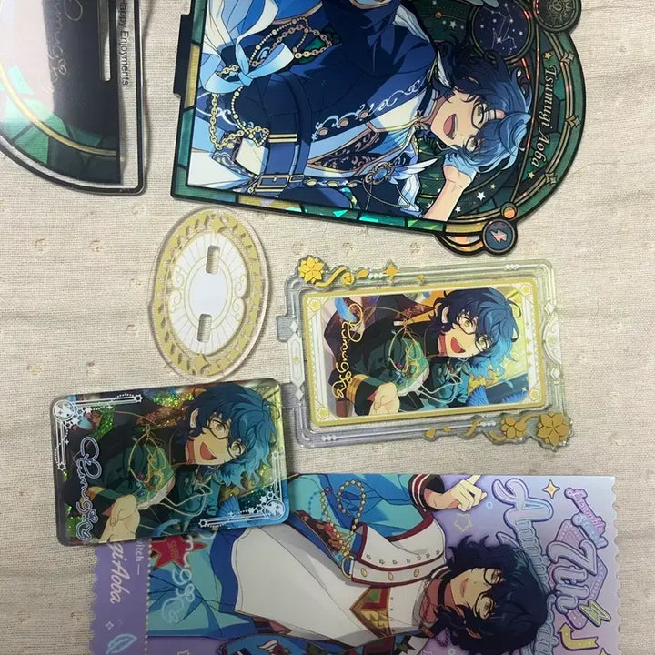 [BUNJANG] Ensemble Stars Aoba Tsumugi Bundle Set Merchandise / 급처)앙상블 스타즈 아오바 츠무기 굿즈 일괄