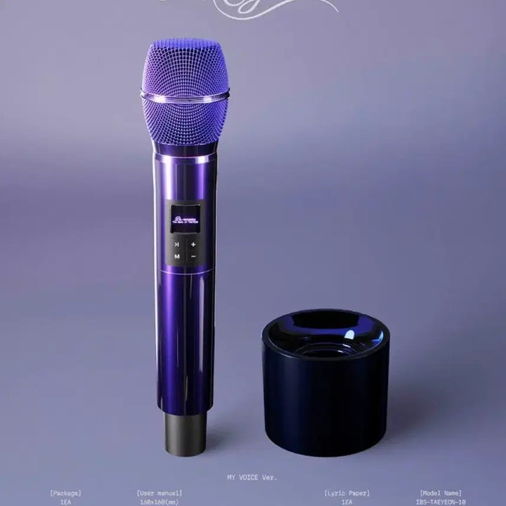 [BUNJANG] Girls Generation Taeyeon 10th Anniversary Bluetooth Microphone Speaker / 태연 10주년 블루투스 마이크 스피커 미개봉 풀세트 양도
