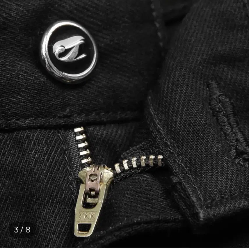 [BUNJANG] Sortie 303 Deep Black Cone Denim Jean / Sortie 솔티 303 Deep Black Cone denim Jean