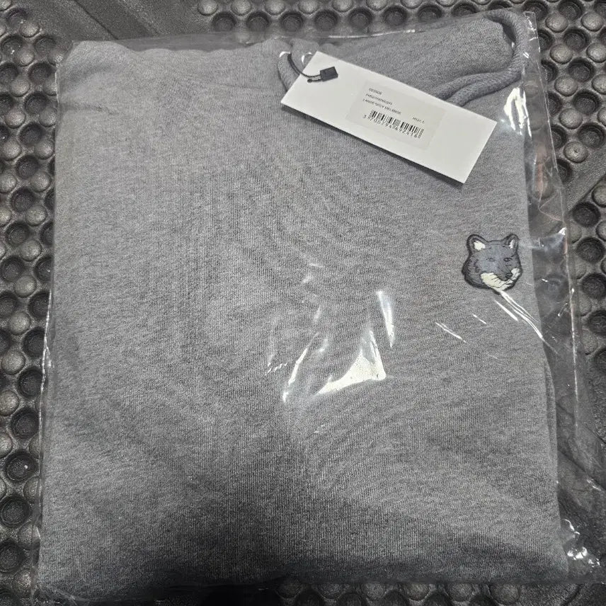 [SOLD OUT] 메종키츠네 폭스 헤드 그레이 후드티L