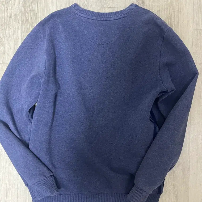 [BUNJANG] Adidas Blue Three-Stripes Sweatshirt T-Shirt / 아디다스 블루 삼선 맨투맨 티셔츠
