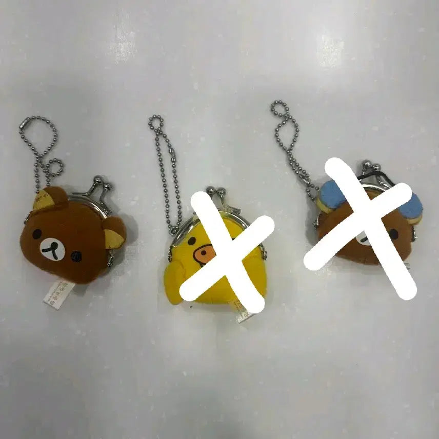 [BUNJANG] Rilakkuma Mini Gagamguchi Keychain / 리락쿠마 미니 가마구치키링