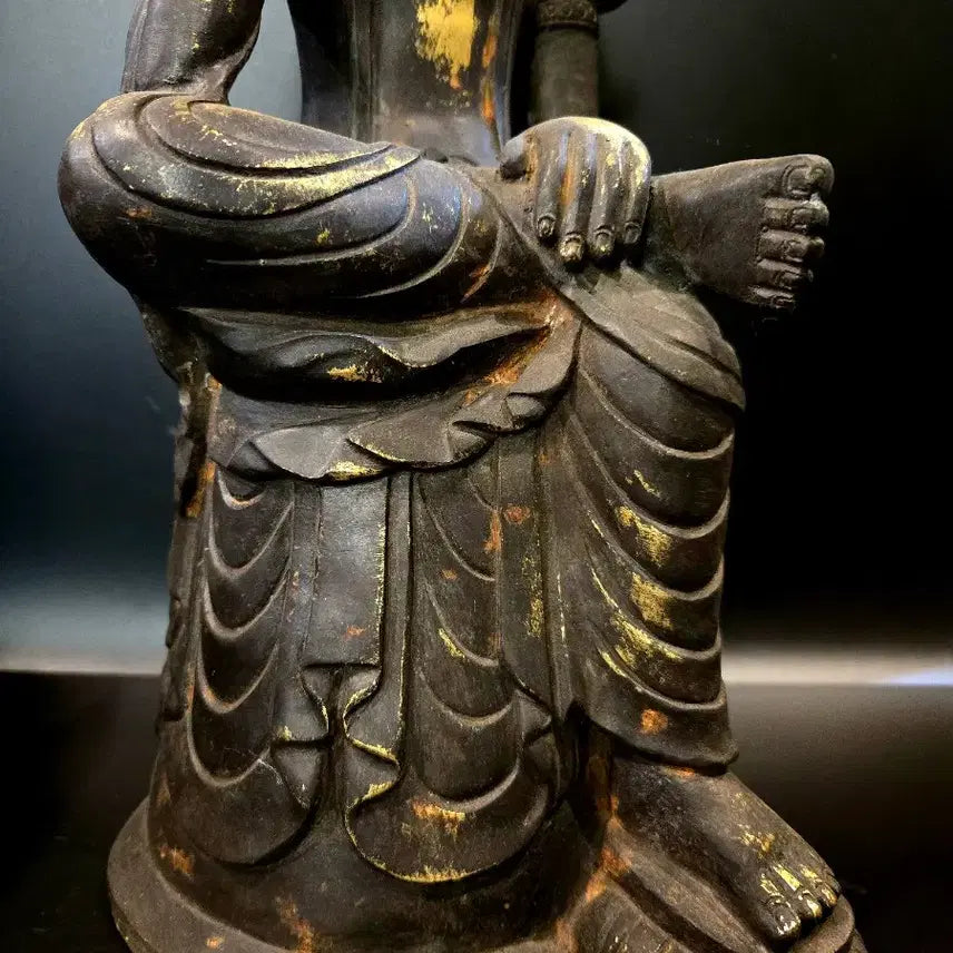 [BUNJANG] Maitreya Bodhisattva Seated in Meditation Statue / 미륵보살/ 반가사유상 40cm