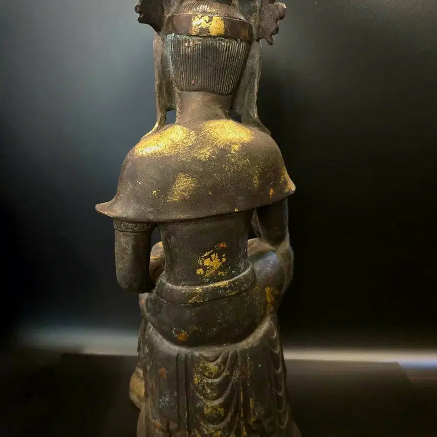[BUNJANG] Maitreya Bodhisattva Seated in Meditation Statue / 미륵보살/ 반가사유상 40cm