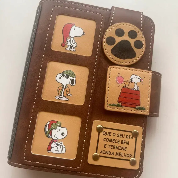 [BUNJANG] Snoopy Leather Diary / 스누피 가죽 다이어리