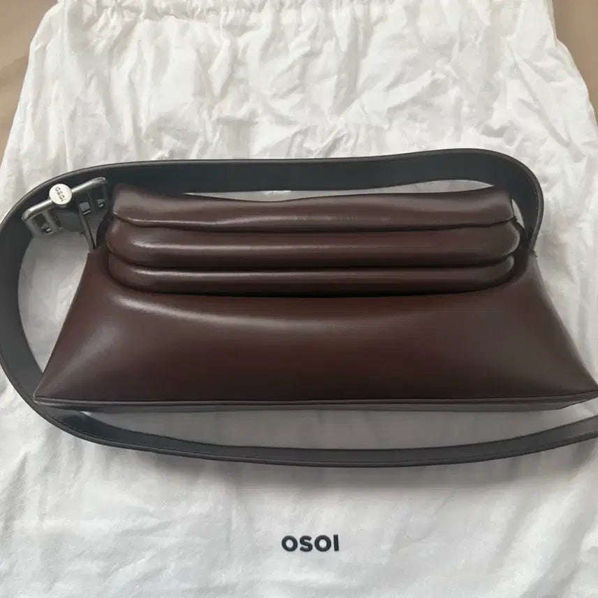 [BUNJANG] OSOI Folder Brot Choco Brown Shoulder Bag / (새상품)OSOI 오소이 폴더 브롯 초코 브라운 숄더백