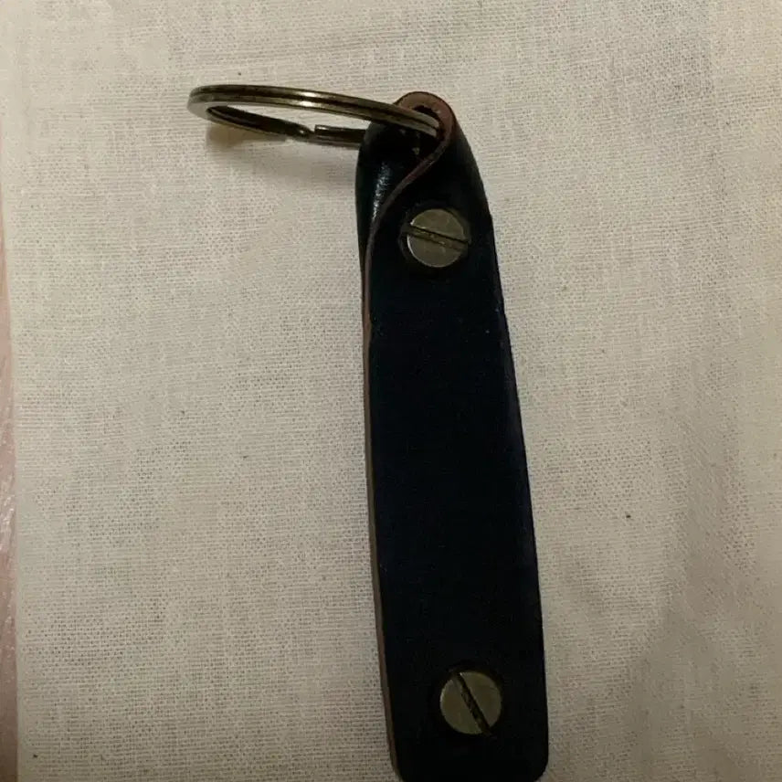 [BUNJANG] MAKR Keyring Black / 미사용 MAKR 가죽 키링 블랙