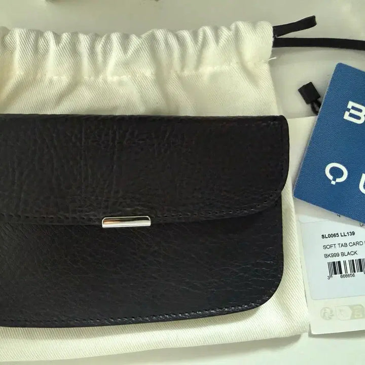 [BUNJANG] LeMaire Soft Tab Card Holder Black / 르메르 소프트 탭 카드 홀더 블랙