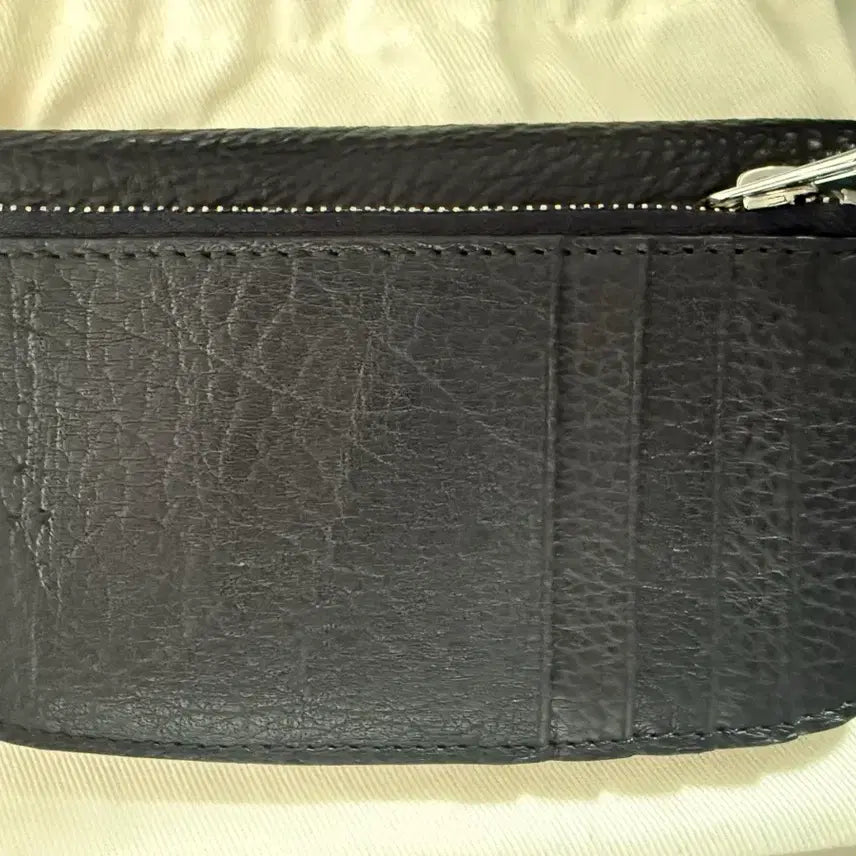 [BUNJANG] LeMaire Soft Tab Card Holder Black / 르메르 소프트 탭 카드 홀더 블랙