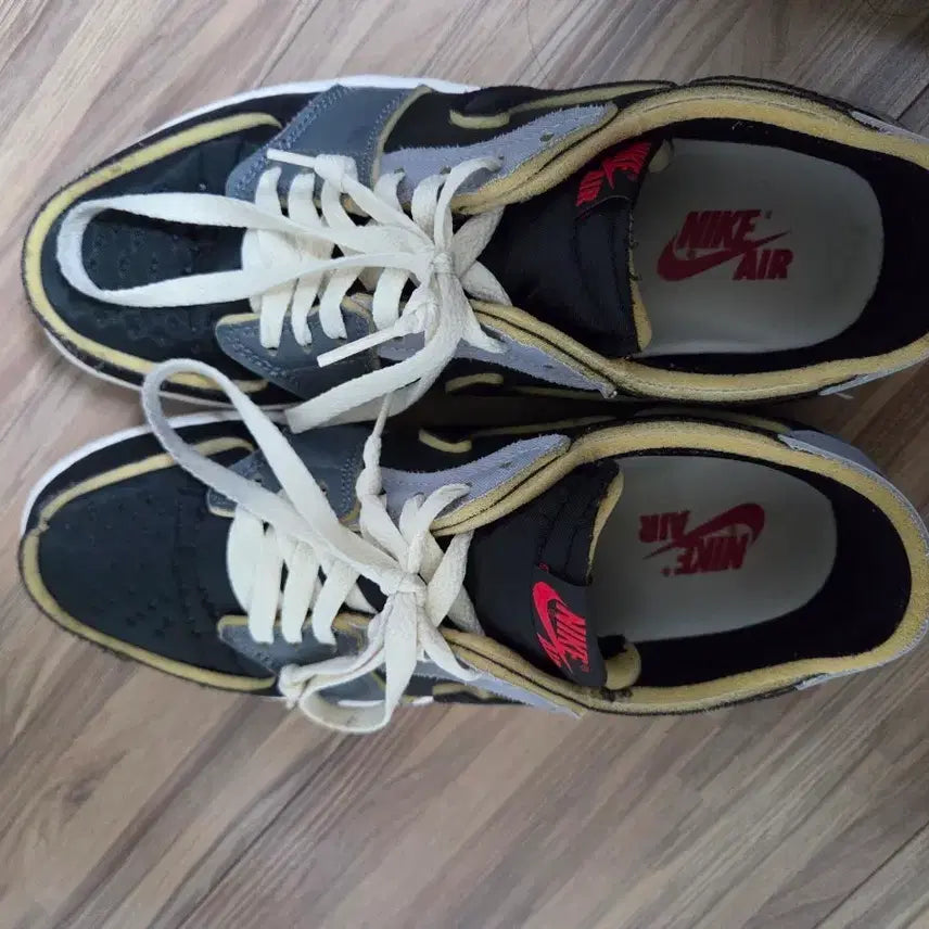 [BUNJANG] Jordan OG EX Black and Smoke Grey Sneakers / 조던 og ex 블랙 앤 스모크 그레이 275