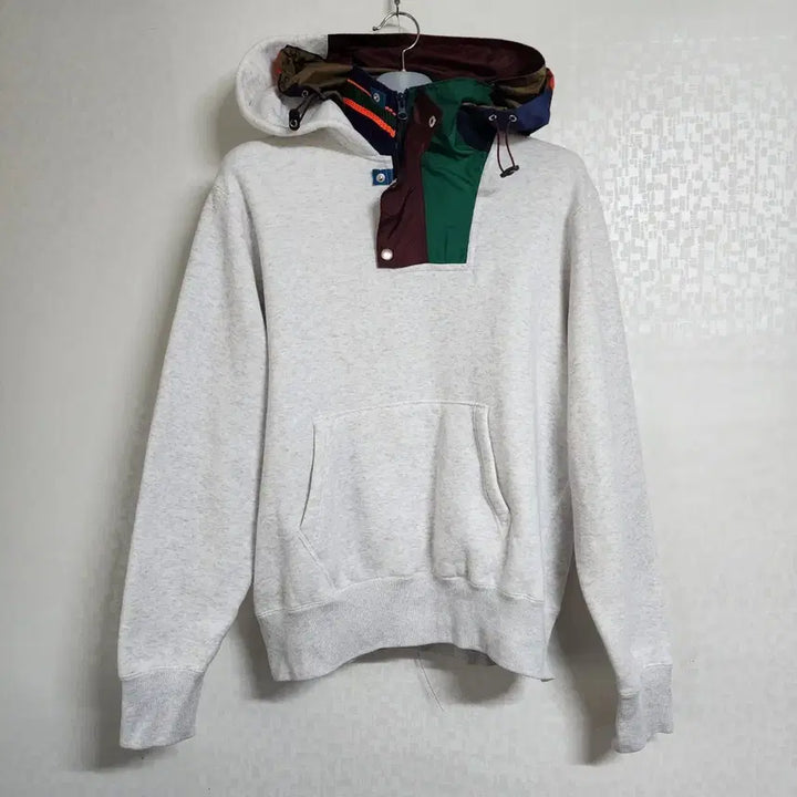 [BUNJANG] Kolor DOCKING Hooded Sweatshirt / [2] Kolor 컬러 / 도킹 후드 스웨트셔츠