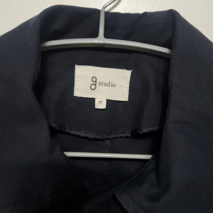 [BUNJANG] Studio Cotton Jacket Black Navy 77 / 지스튜디오 코튼 자켓 블랙 네이비 77