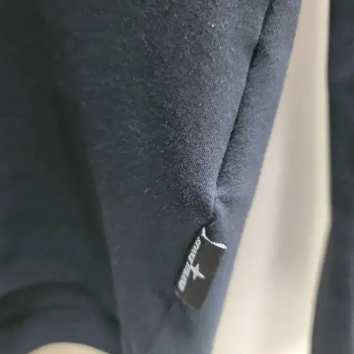 [BUNJANG] Stone Island Long Sleeve T-Shirt / 스톤아일랜드 블랙 긴팔 티셔츠