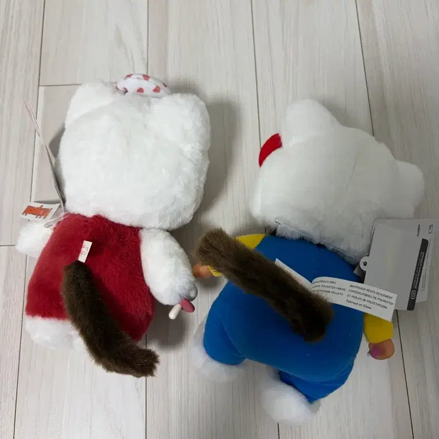 [BUNJANG] Monchhichi Hello Kitty Collaboration Doll 2 Types / 몬치치 X 헬로키티 콜라보 인형 2종