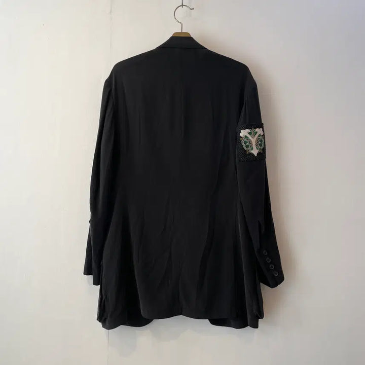 [BUNJANG] Yohji Yamamoto 21AW Embroidered Patch Jacket / 요지야마모토 21aw 자수 패치 자켓
