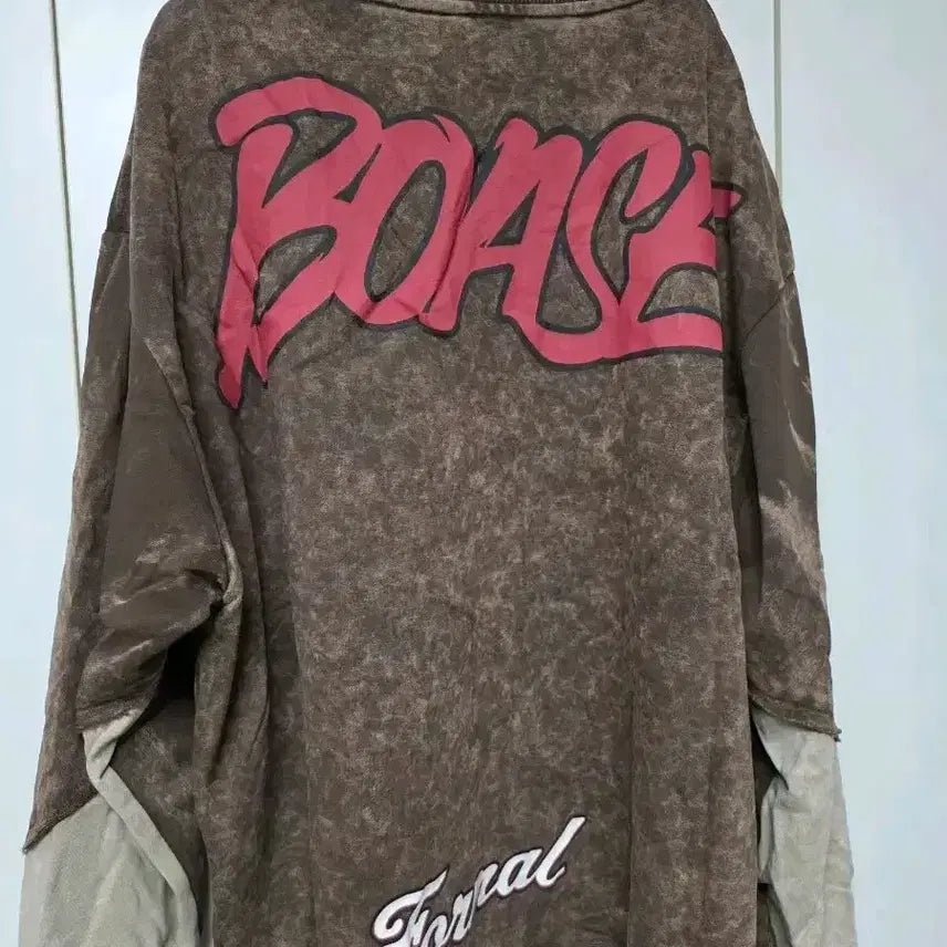 [BUNJANG] Mickey Mouse Brown Sweatshirt / 미키마우스 브라운 맨투맨 티셔츠