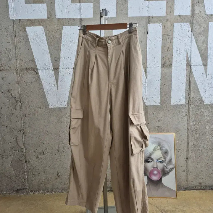 [BUNJANG] Cargo Wide Pants / 키큰29~30) 카고 와이드 팬츠