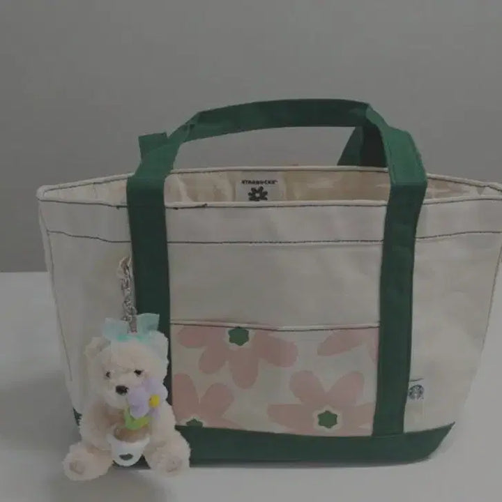 [BUNJANG] Starbucks Thanks Flower Bearista Keychain / (새상품) 스타벅스 땡스 플라워 베어리스타 키체인