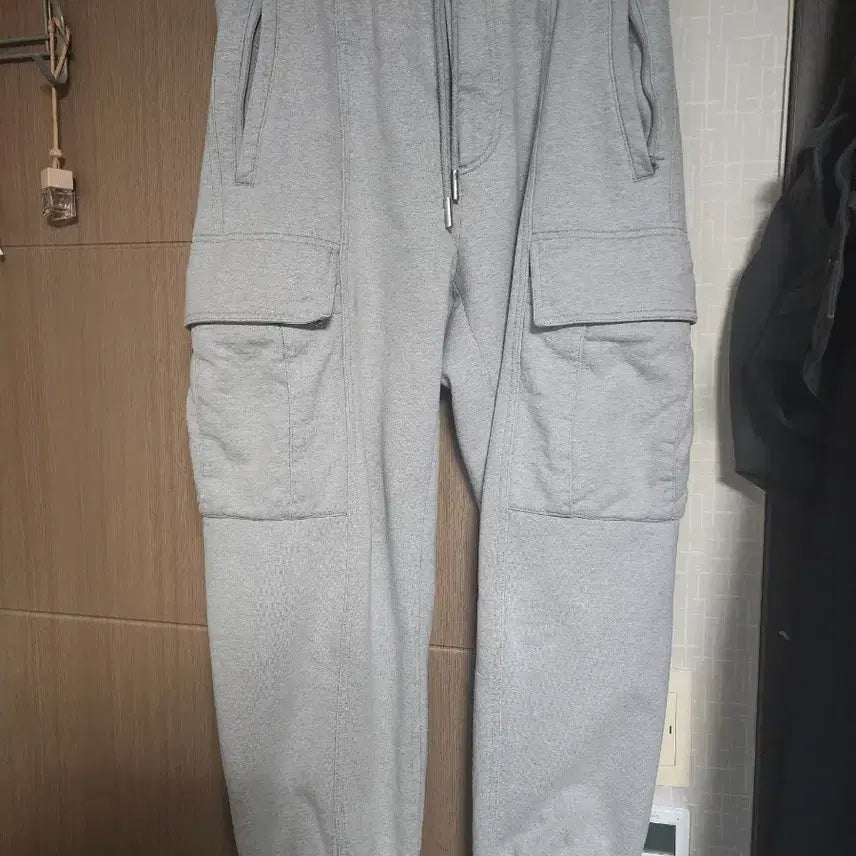 [BUNJANG] Solid Homme Gray Cargo Jogger Pants / 솔리드 옴므 그레이 카고 조거팬츠 46