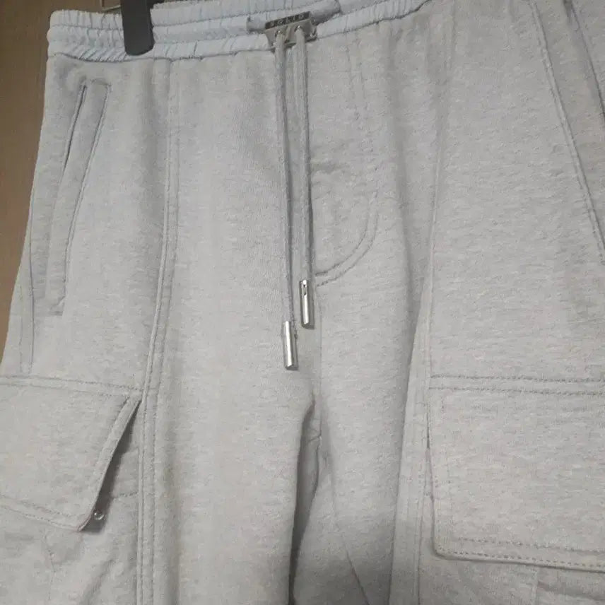 [BUNJANG] Solid Homme Gray Cargo Jogger Pants / 솔리드 옴므 그레이 카고 조거팬츠 46