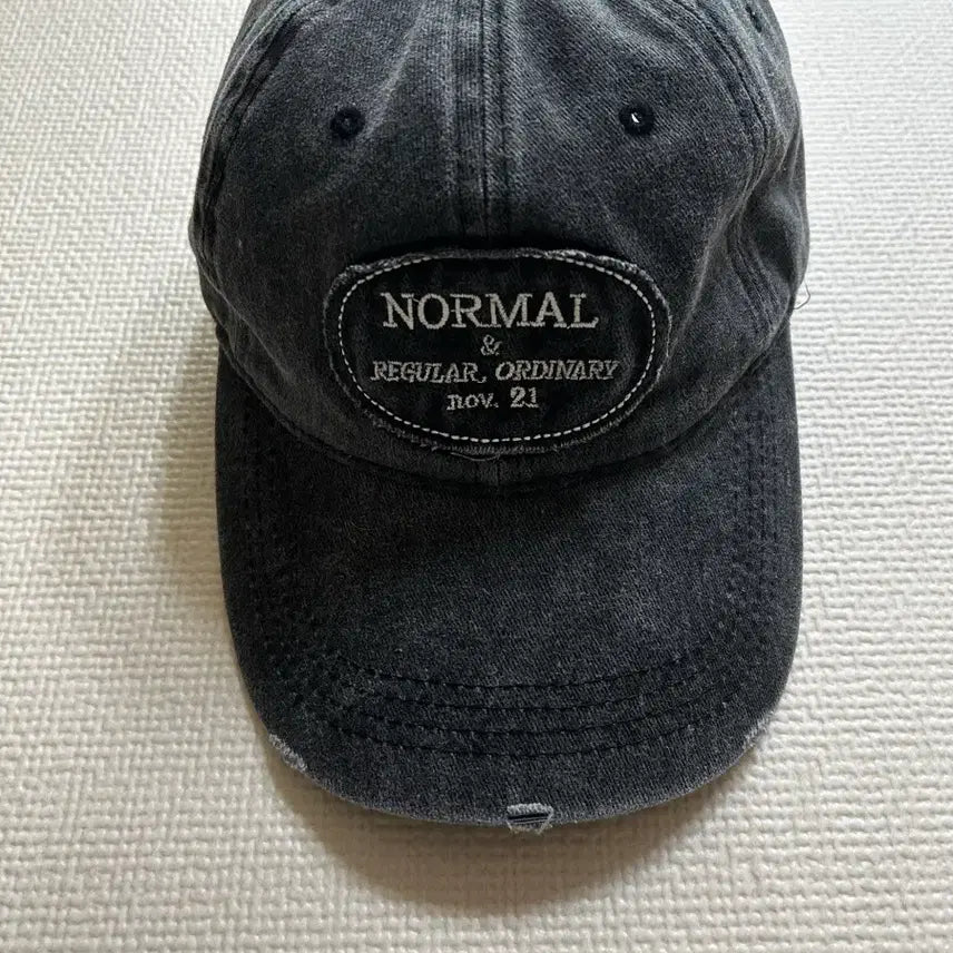 [BUNJANG] Vintage Denim Baseball Cap / (새상품) 노멀 블랙 흑청 데님 빈티지 볼캡 모자 y2k
