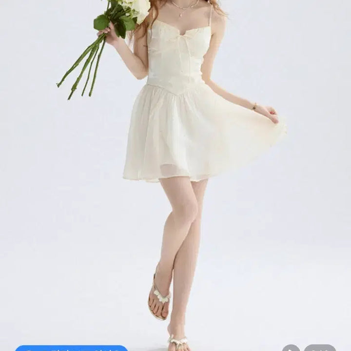 [BUNJANG] SINS DEN Vanilla Letter Mini Dress / 신스덴 바닐라 레터 미니 원피스