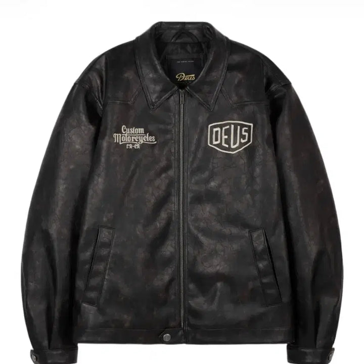 [BUNJANG] Deus Leather Jacket L / 데우스 레더 자켓 L