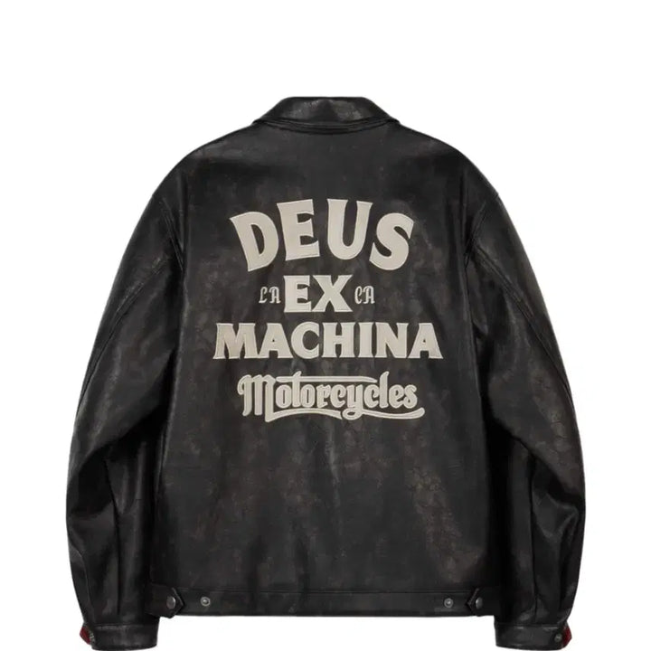 [BUNJANG] Deus Leather Jacket L / 데우스 레더 자켓 L