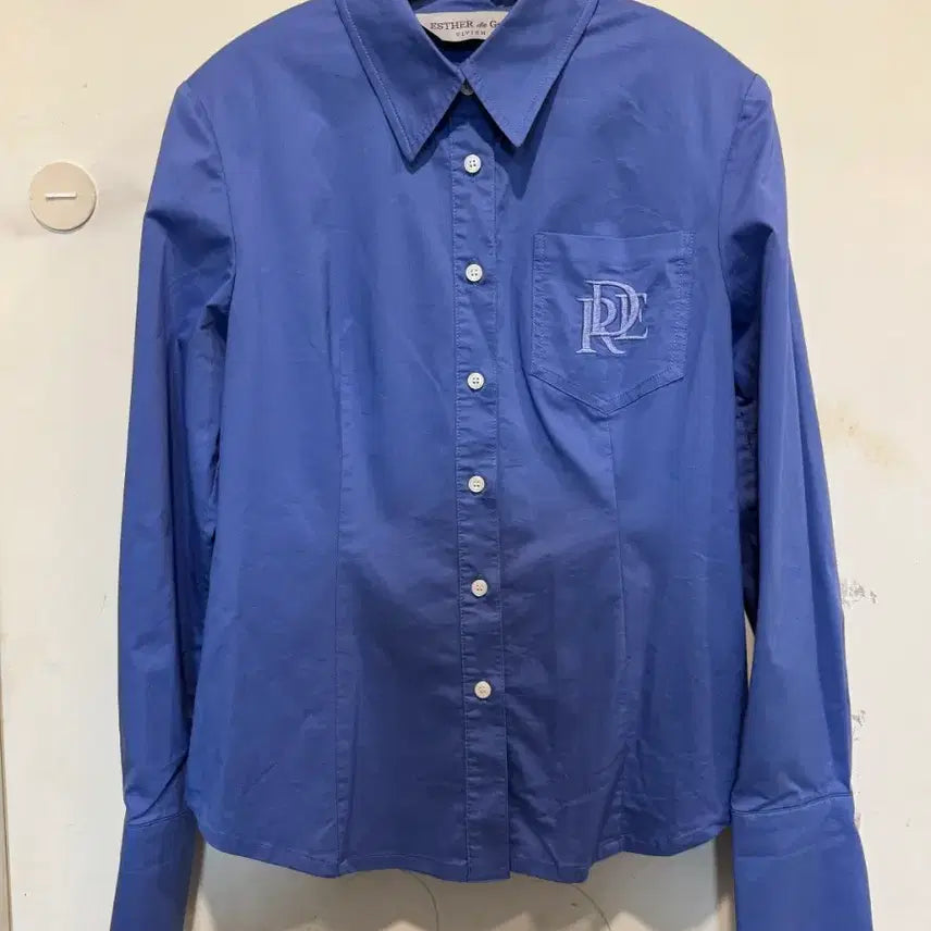 [BUNJANG] Vivian Blue Blouse / 제평 드에스더 비비안 블루 블라우스