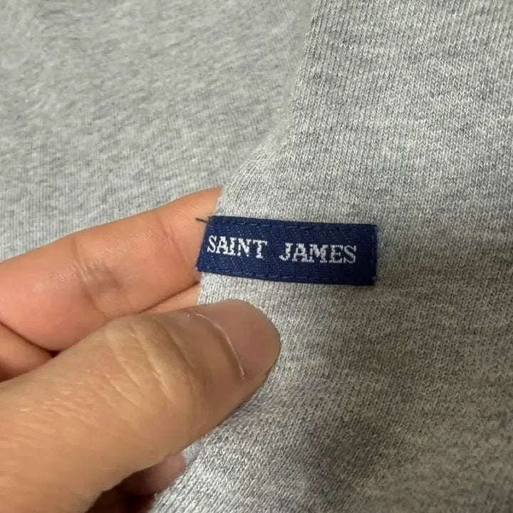 [BUNJANG] Saint James Bon Bon Sweatshirt Grey L / 세인트제임스 생제임스 봉봉 bon bon 맨투맨 그레이 L사이즈(100)
