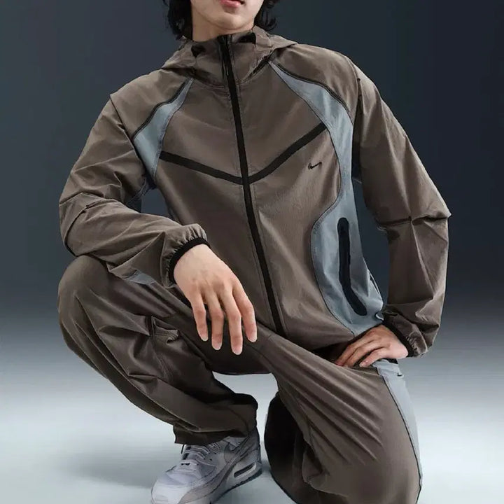 [BUNJANG] Nike Tech Windrunner Woven Loose Jacket (M) / [M] 나이키 테크 윈드러너 우븐 루즈 자켓 바람막이