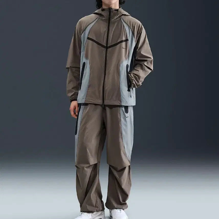 [BUNJANG] Nike Tech Windrunner Woven Loose Jacket (M) / [M] 나이키 테크 윈드러너 우븐 루즈 자켓 바람막이