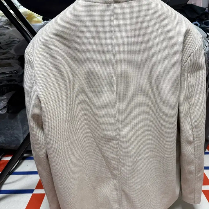 [BUNJANG] Signature Round Neck Jacket / 시그니처 라운드넥 자켓