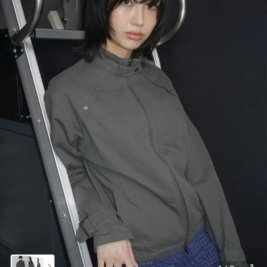 [BUNJANG] Place Studio Blouson Jacket / 플레이스 스튜디오 블루종 자켓 (택달린새상품)