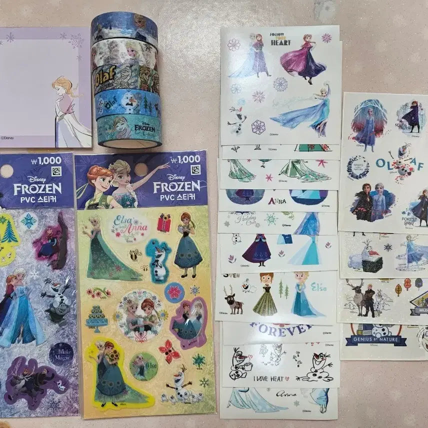 [BUNJANG] Frozen Daiso Sticker / 겨울왕국 다이소 스티커