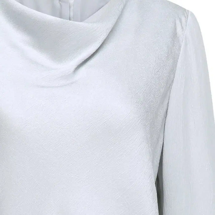 [BUNJANG] Izzatbaba Cowl Neck Blouse / 아이잗바바 카울넥 블라우스