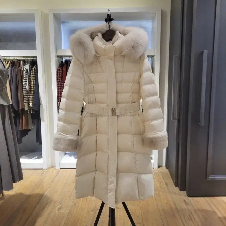 [BUNJANG] Missha Long Goose Down Jacket / (@땡처리)미.샤 롱 구스다운 55