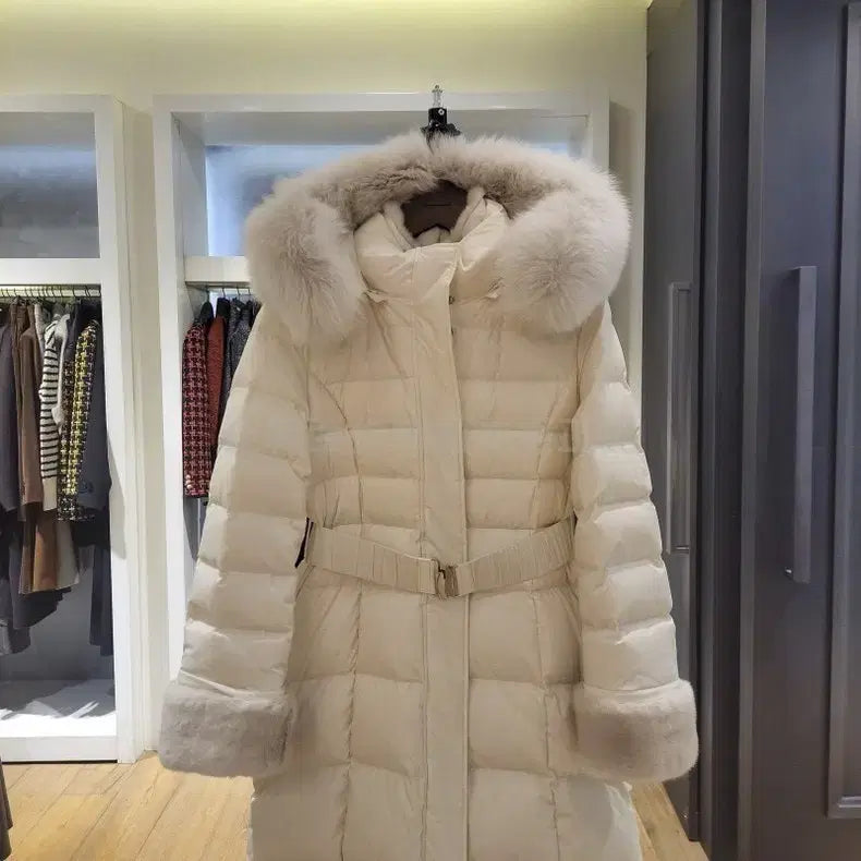[BUNJANG] Missha Long Goose Down Jacket / (@땡처리)미.샤 롱 구스다운 55