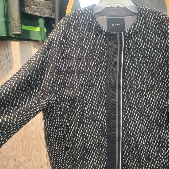 [BUNJANG] Lemaire Style Wool 100% Collarless Jacket / [울 100%] 르메르 스타일 노카라 자켓 (일본 수입 원단)