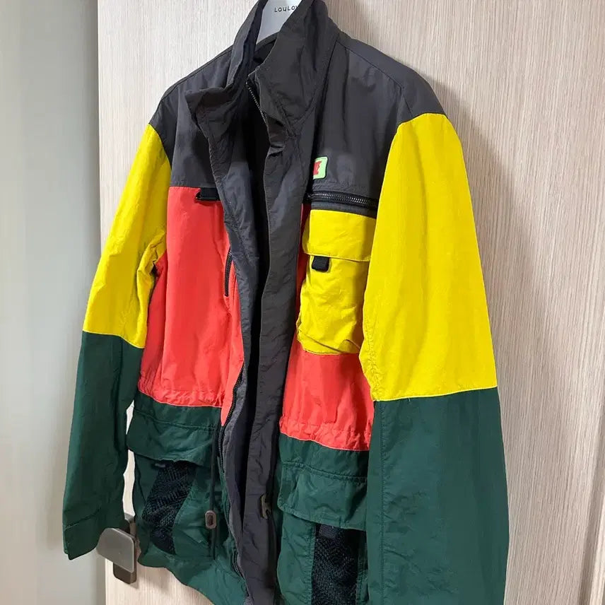 [BUNJANG] Nike Multicolor Windbreaker XS / 나이키 멀티컬러 바람막이