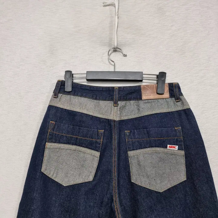[BUNJANG] Sculptor Combi Denim Pants (Women&