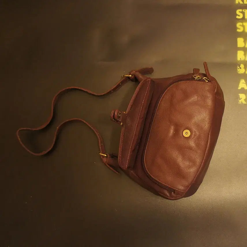 [BUNJANG] Vintage Leather Shoulder Bag / 457 가죽숄더백 빈티지가죽가방 호보백 에코백 쇼퍼백 레더백 토트백