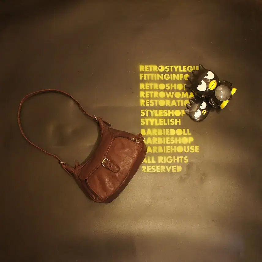 [BUNJANG] Vintage Leather Shoulder Bag / 457 가죽숄더백 빈티지가죽가방 호보백 에코백 쇼퍼백 레더백 토트백