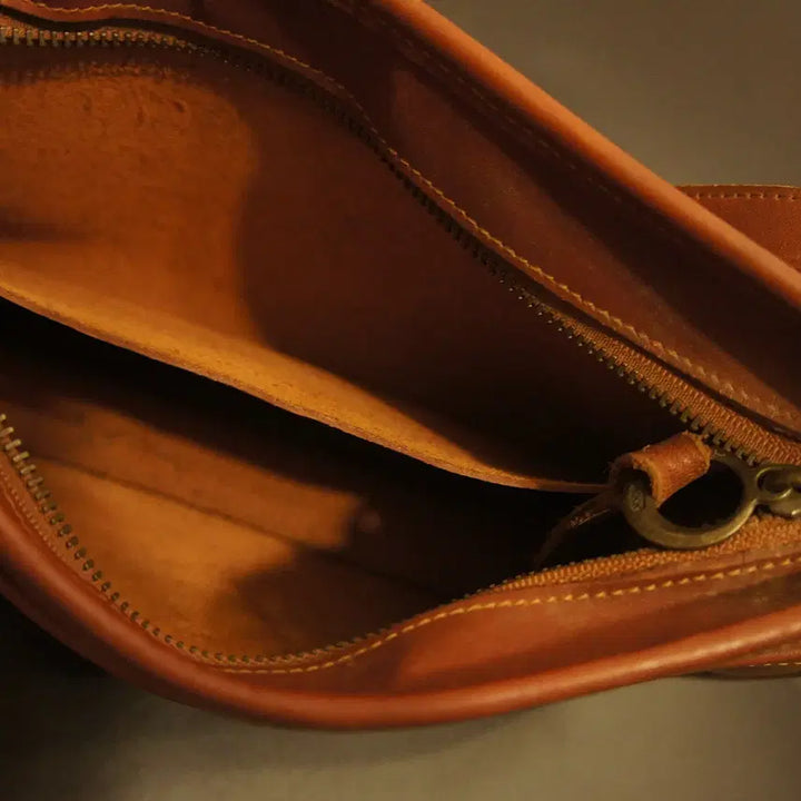 [BUNJANG] Vintage Leather Crossbody Bag / 459 크로스백 크로스가방 레더백 빈티지 가죽가방 레더가방 토트백