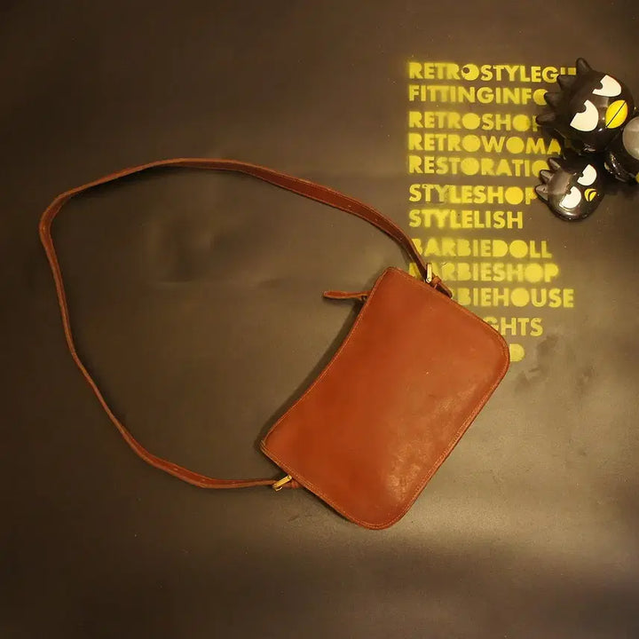 [BUNJANG] Vintage Leather Crossbody Bag / 459 크로스백 크로스가방 레더백 빈티지 가죽가방 레더가방 토트백