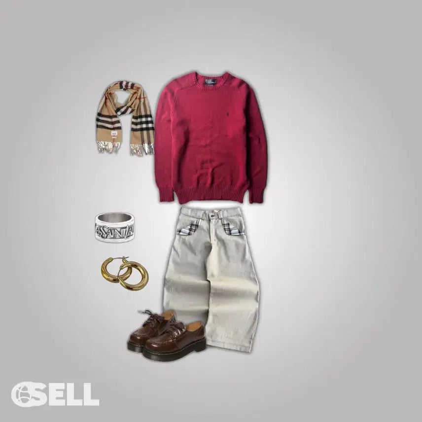 [BUNJANG] Polo Knit / 폴로 니트