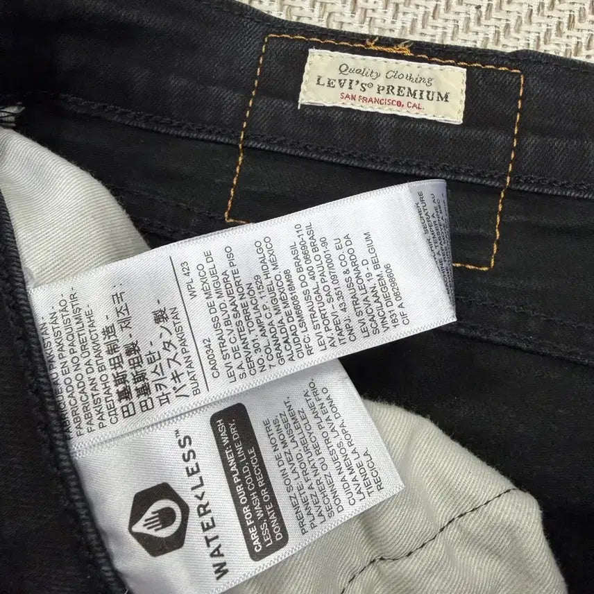 [BUNJANG] Levi's 505 Premium Jeans / 정품) 리바이스 505 프리미엄 흑청 청바지 38인치