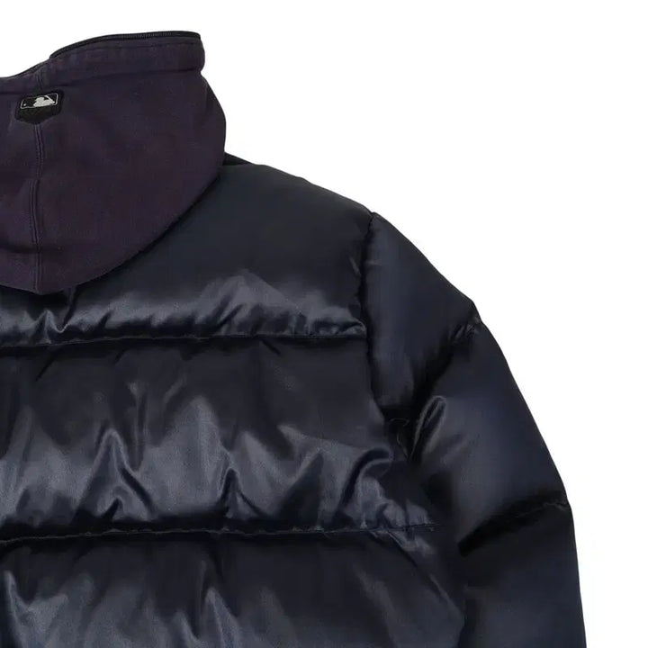 [BUNJANG] MLB Yankees Hooded Duck Down Padded Jacket / 엠엘비 양키즈 후디드 덕다운 패딩