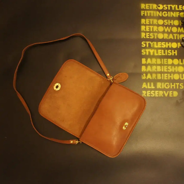 [BUNJANG] Leather Crossbody Bag / 460 크로스백 크로스가방 레더백 빈티지 가죽가방 레더가방 여자백
